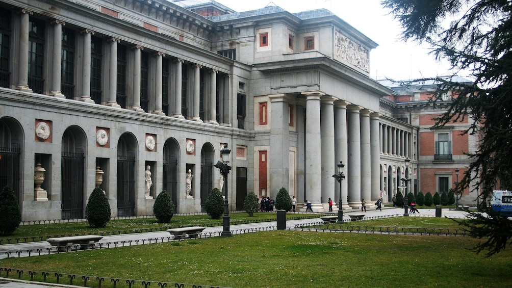 Exterior of Prado museum in Madrid