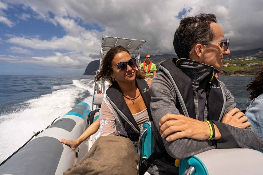 Picture 4 for Activity Funchal: Sunset over water by RIB boat +opt Dolphin/Whale