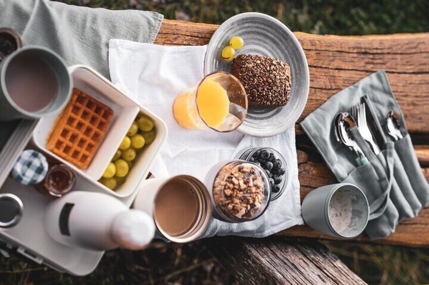 Private breakfast picnic on the Rigi