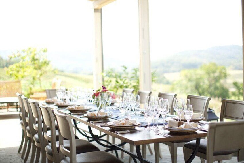 Our team has access to the best tables at most vineyards