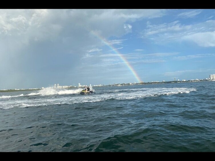 JetSkiing in South Beach Miami with Pontoon Ride