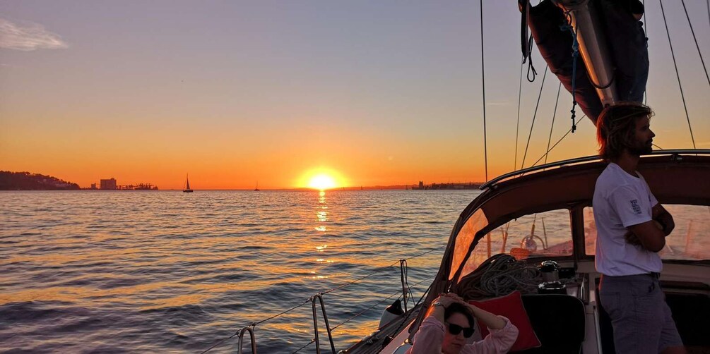 Picture 1 for Activity Lisbon: 2-Hour Sunset Sailing Tour on Luxury Sailing Yacht