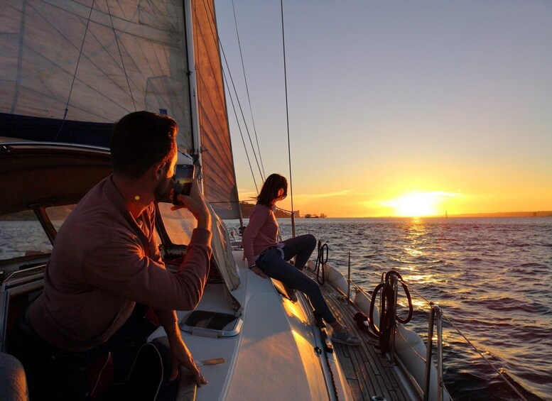 Picture 3 for Activity Lisbon: 2-Hour Sunset Sailing Tour on Luxury Sailing Yacht