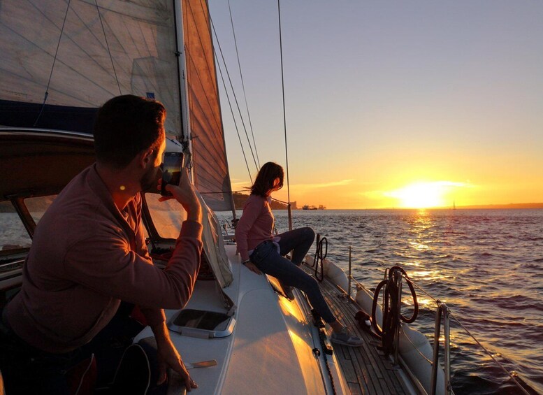 Picture 3 for Activity Lisbon: 2-Hour Sunset Sailing Tour on Luxury Sailing Yacht