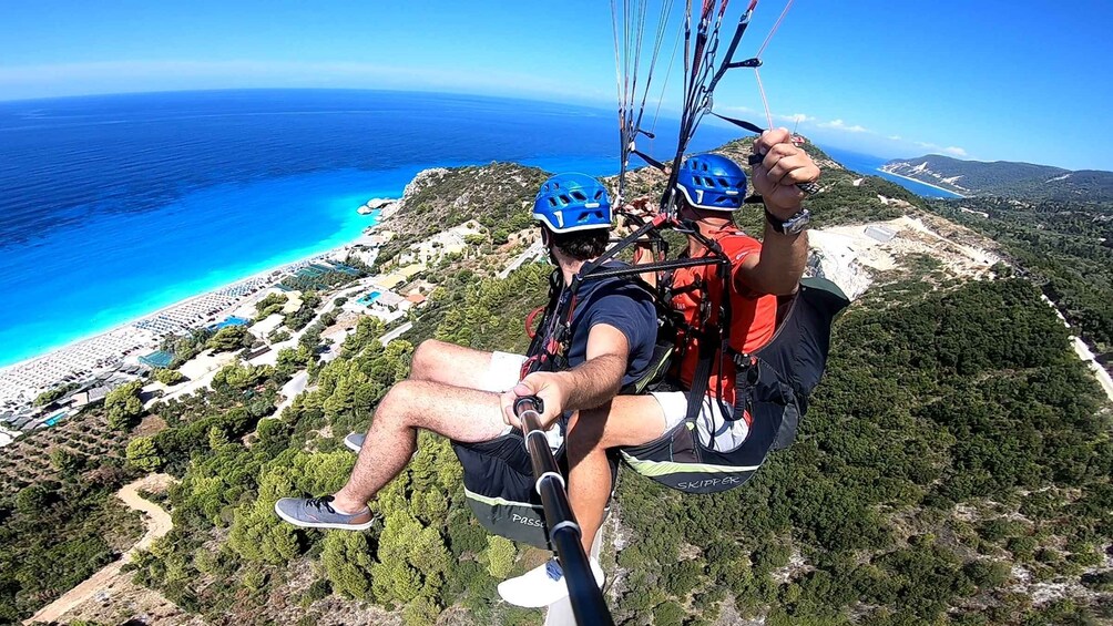 Picture 4 for Activity Lefkada paragliding tandem flighs/ Kathisma beach