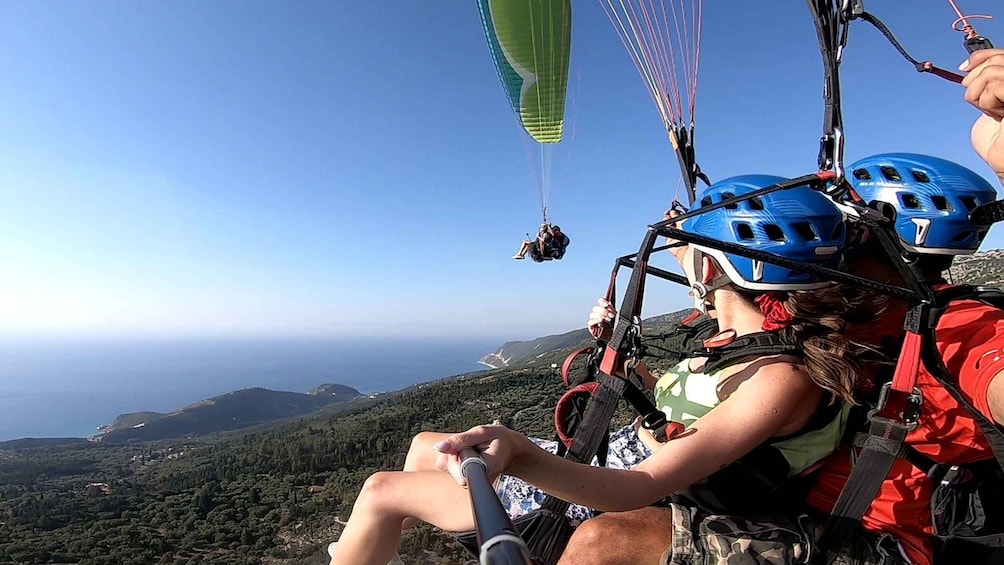 Picture 3 for Activity Lefkada paragliding tandem flighs/ Kathisma beach