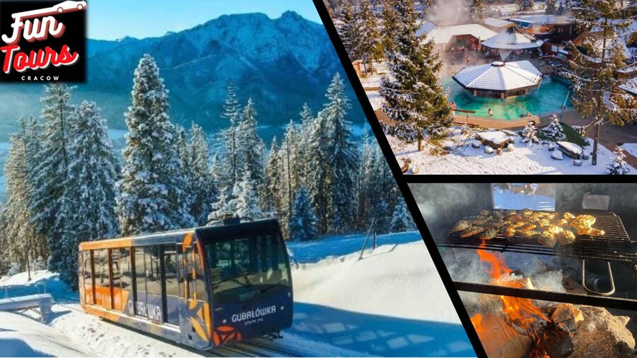 KRAKOW- ZAKOPANE TOUR CABLE CAR THERMAL BATHS HOTEL PICKUP