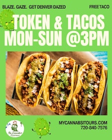 Denver: Token and Tacos Cannabis Lover Foodie Tour