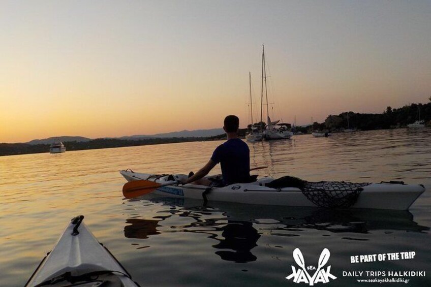 Vourvourou Sunset Sea Kayak Trip