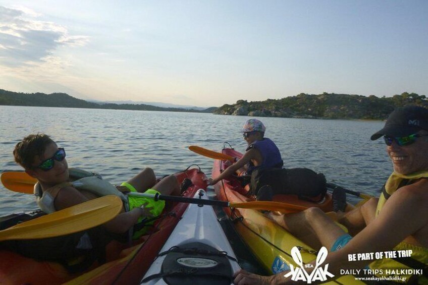 Vourvourou Sunset Sea Kayak Trip