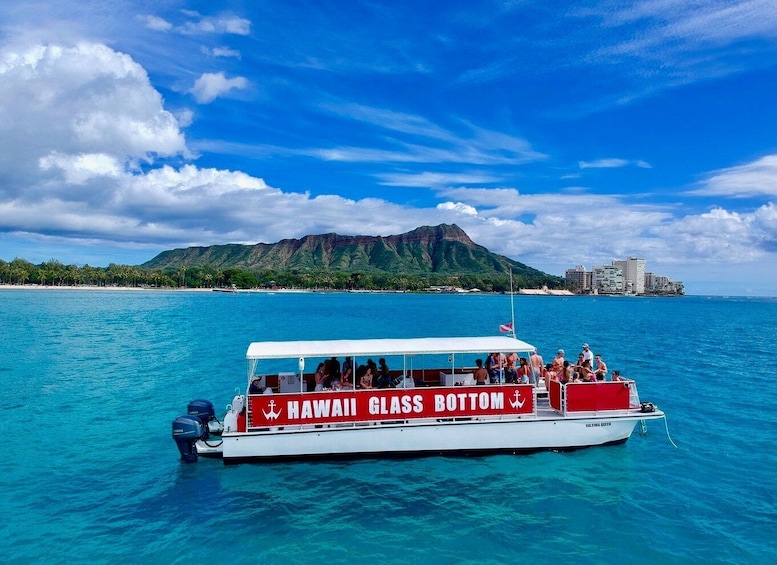 Honolulu: Glass Bottom Boat Tour along Oahu's South Shore