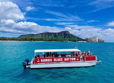 Honolulu : Bateau à fond de verre excursion le long de la côte sud d'Oahu