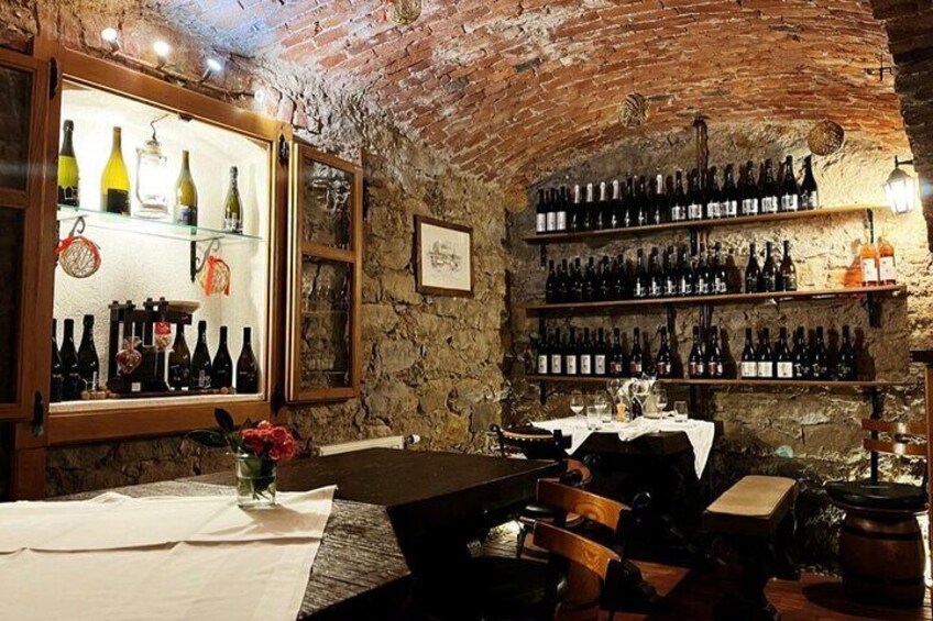 Wine cellar in the heart of Zagreb.
