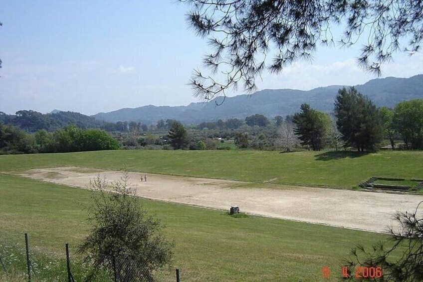 The first ancient track and field