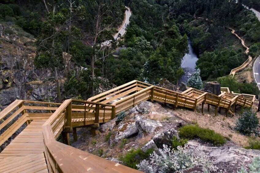 Paiva Walkways and Arouca Bridge Leaving Porto