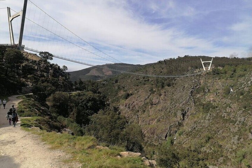 Paiva Walkways and Arouca Bridge Leaving Porto