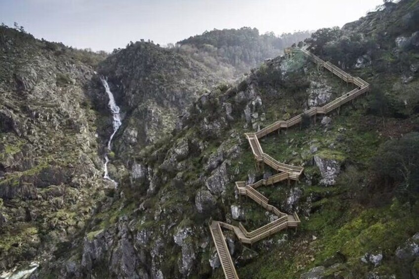 Paiva Walkways and Arouca Bridge Leaving Porto