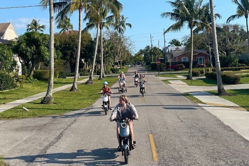 Naples Florida Electric Moped Tour