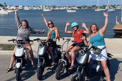 Naples Florida Electric Moped Tour - Family Fun - Easy to Ride