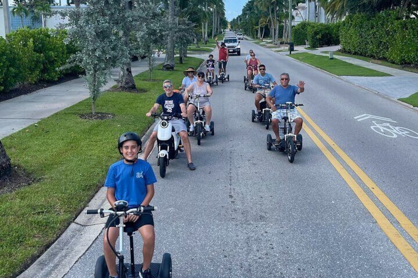 Naples Florida Electric Moped Tour - Family Fun - Easy to Ride