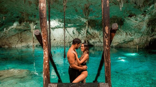 Full Day Floating Breakfast, Cenotes, and Temazcal in TULUM