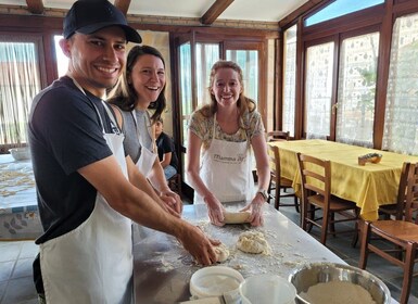 Amalfi: Make tagliatelle, mozzarella and tiramisù