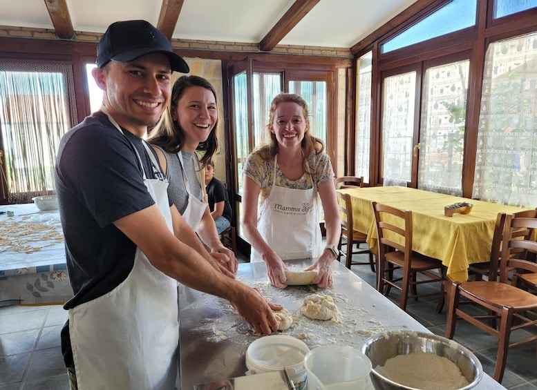 Amalfi: Make tagliatelle, mozzarella and tiramisù