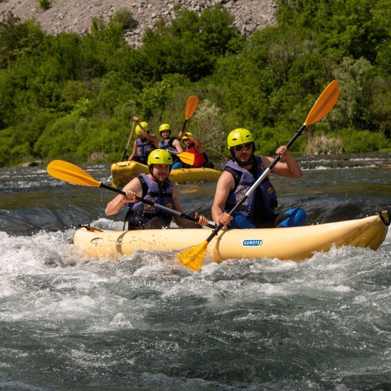 Cetina River Guided Canoe Rafting Adventure
