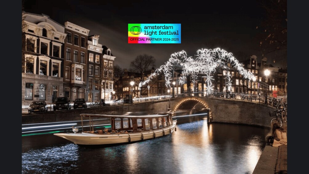 Picture 3 for Activity Amsterdam: Light Festival Cruise with Drink & Snack Options