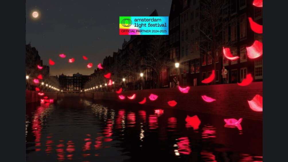 Picture 1 for Activity Amsterdam: Light Festival Cruise with Drink & Snack Options