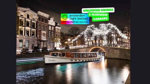 Amsterdam: Light Festival Heated Cruise w/ Drinks & Snacks