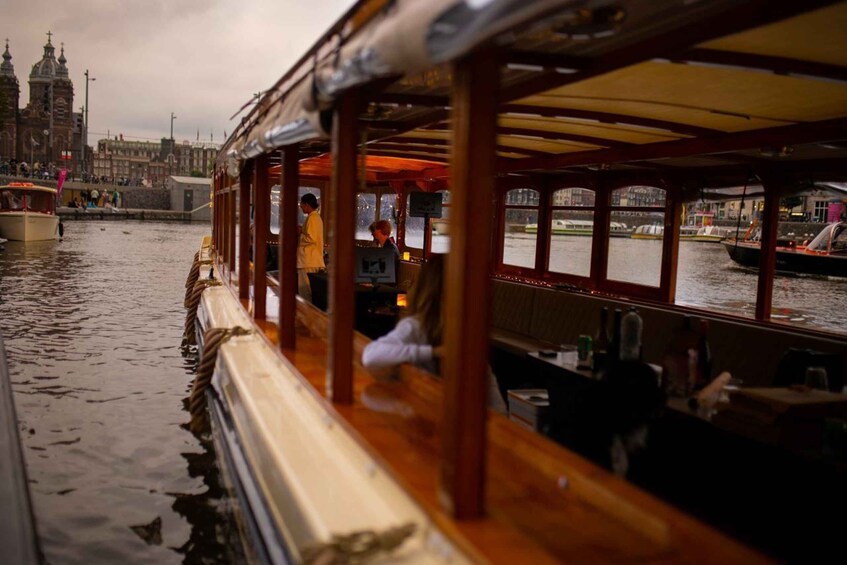 Picture 10 for Activity Amsterdam: Light Festival Boat with Drinks, Snack, Glühwein