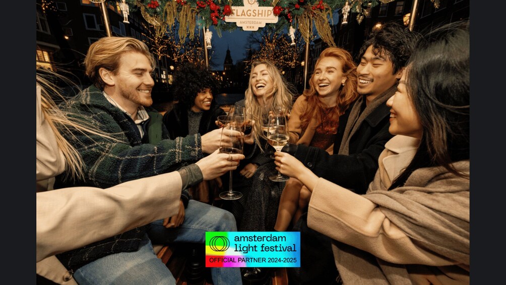 Picture 8 for Activity Amsterdam: Light Festival Cruise w/Unlimited Drinks & Snacks