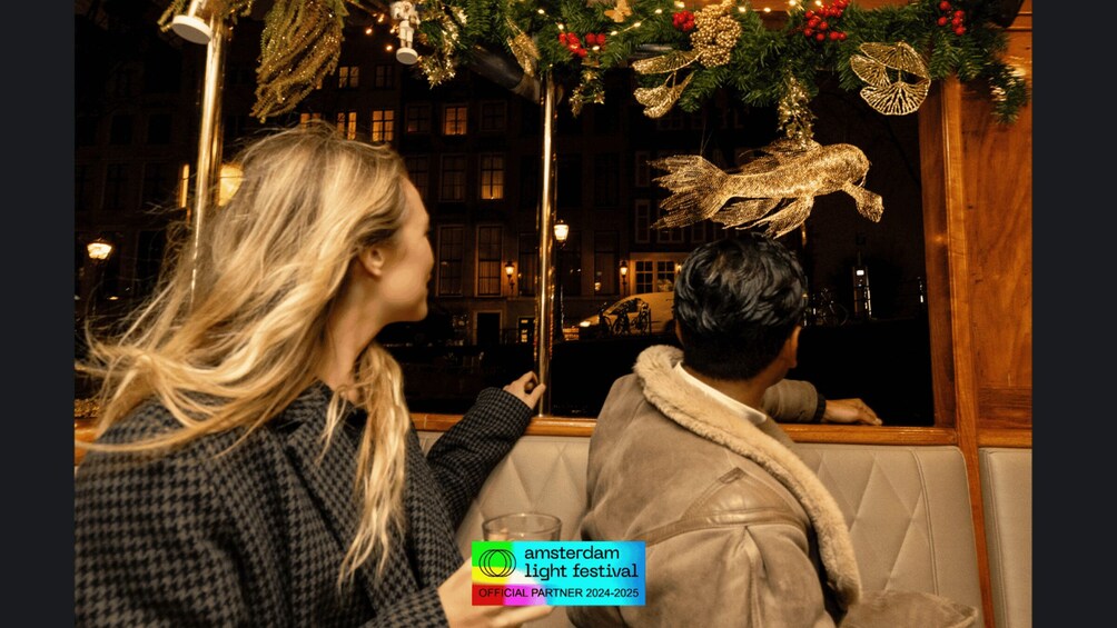 Picture 6 for Activity Amsterdam: Light Festival Cruise w/Unlimited Drinks & Snacks