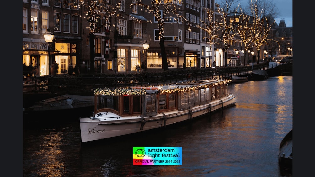 Picture 4 for Activity Amsterdam: Light Festival Cruise w/Unlimited Drinks & Snacks