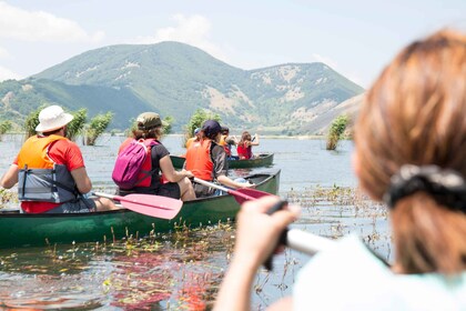 Matese Regional Park: canoeing on Matese Lake