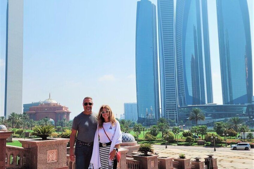 Etihad Towers View from the Emirates Palace Hotel, Abu Dhabi