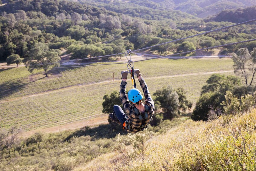 Picture 2 for Activity Santa Margarita: 6-Zipline Course Sunset Experience Ticket