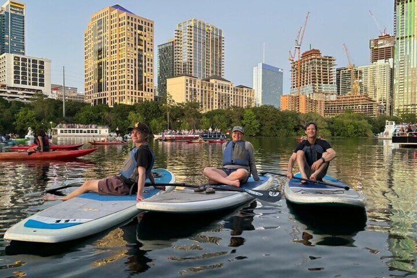 Congress Avenue Bat Bridge Paddleboard Tour