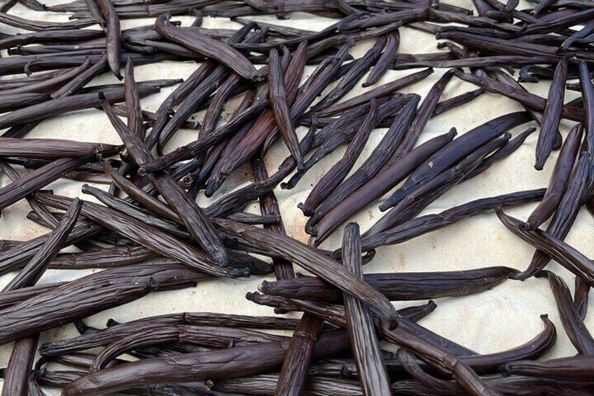 Vanilla pods from “Fare Vanira”