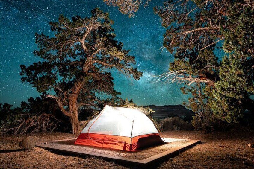 Moab Camping and Night Sky Photography Experience