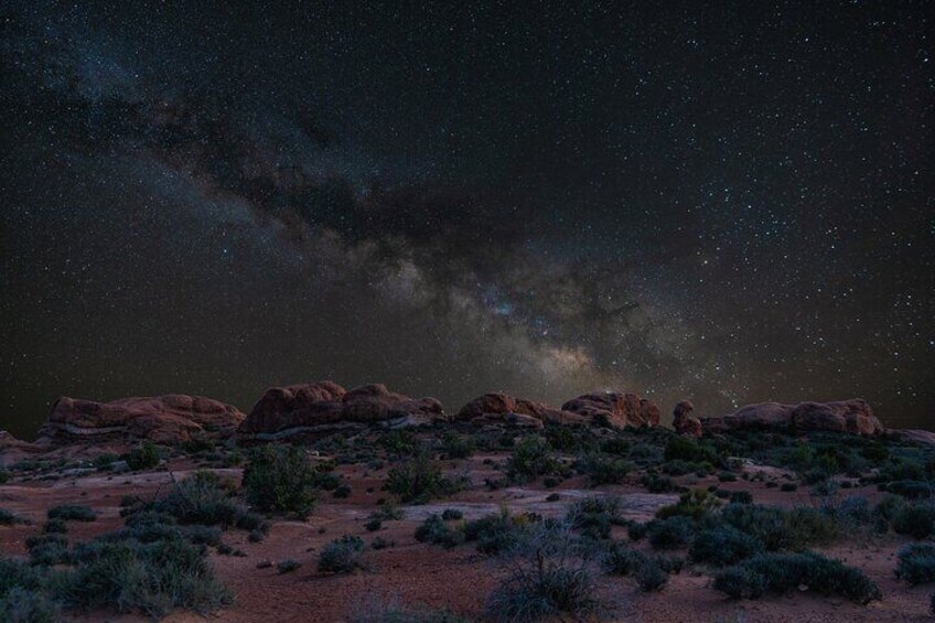 Moab Camping and Night Sky Photography Experience