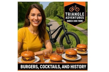 Raleigh Guided E-Bike Tour: Burgers, Cocktails, and History