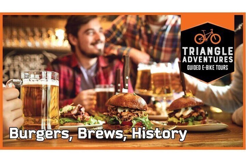 Raleigh Guided E-Bike Tour: Burgers, Brews, and History too
