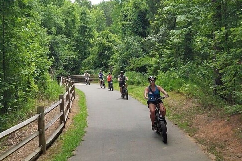 Gorgeous riding down the NC Mountains to Sea Trail