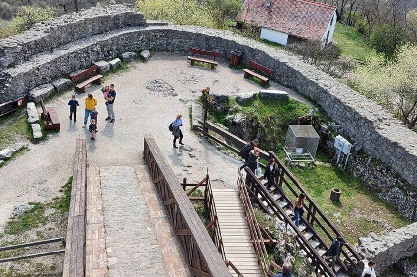 Courtyard of Visegrád Castle