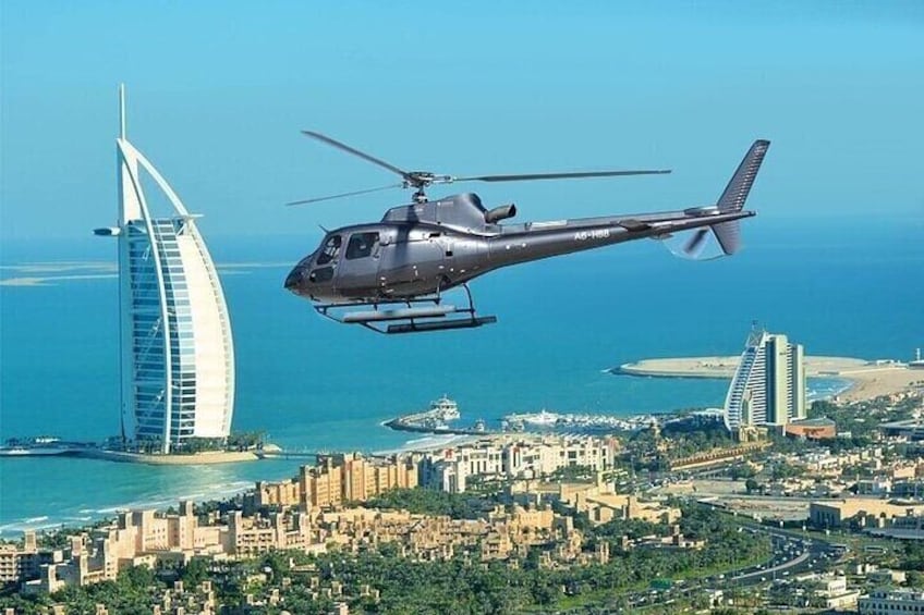 Helicopter Sightseeing City Tour Dubai with Transfers Option