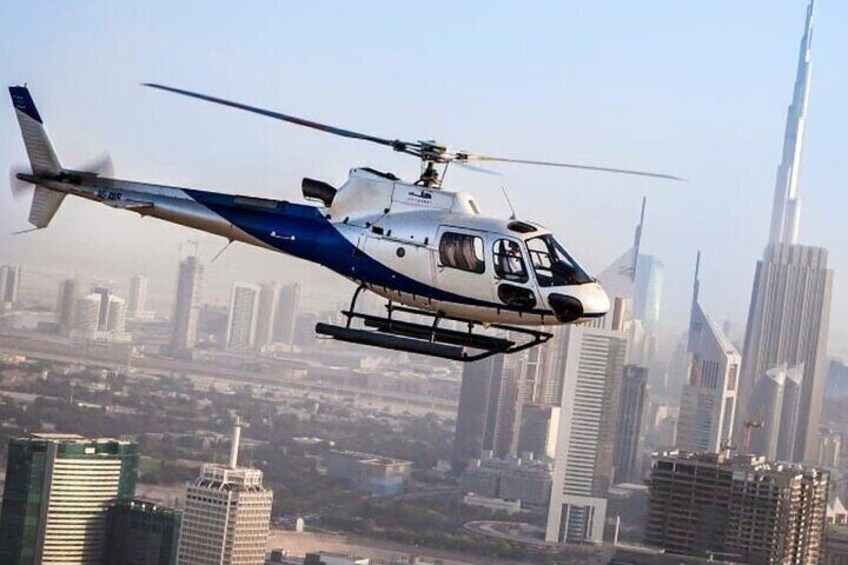 Helicopter Sightseeing City Tour Dubai with Transfers Option