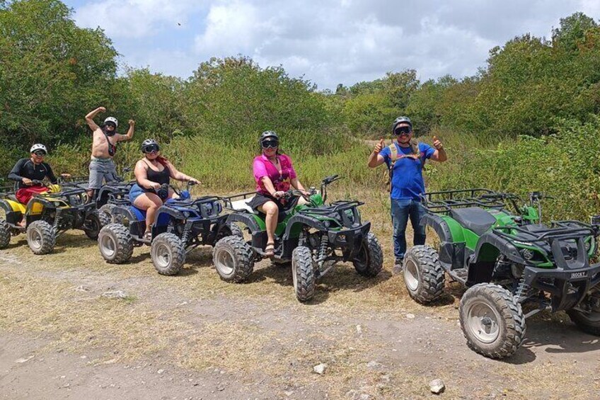 Cozumel Private Island Tour with ATV Cave Exploration and Picnic