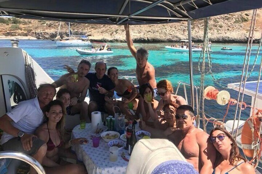 Catamaran tour to the Maddalena Archipelago from Cannigione